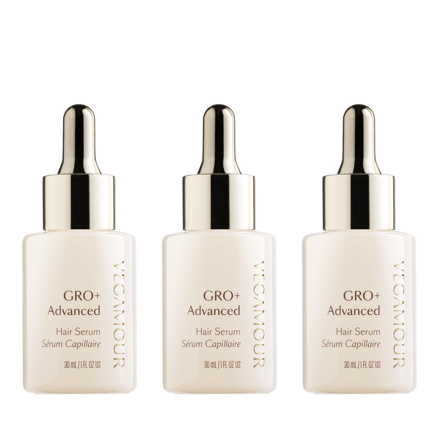 VEGAMOUR GRO+ Advanced Hair Serum for Improving Hair Density, Tonic Reduces Shedding and Promotes a Healthy Scalp, 3 pack VEGAMOURBuy Supplements Australia