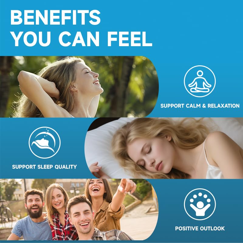 TrySafe 1100MG Cortisol Supplements for Women and Man with 600MG Ashwagandha, 200MG Rhodiola Rosea, 200MG L-Theanine, 100MG Magnesium Glycinate | for Healthy Stress Response*, Mood* TrySafeBuy Supplements Australia