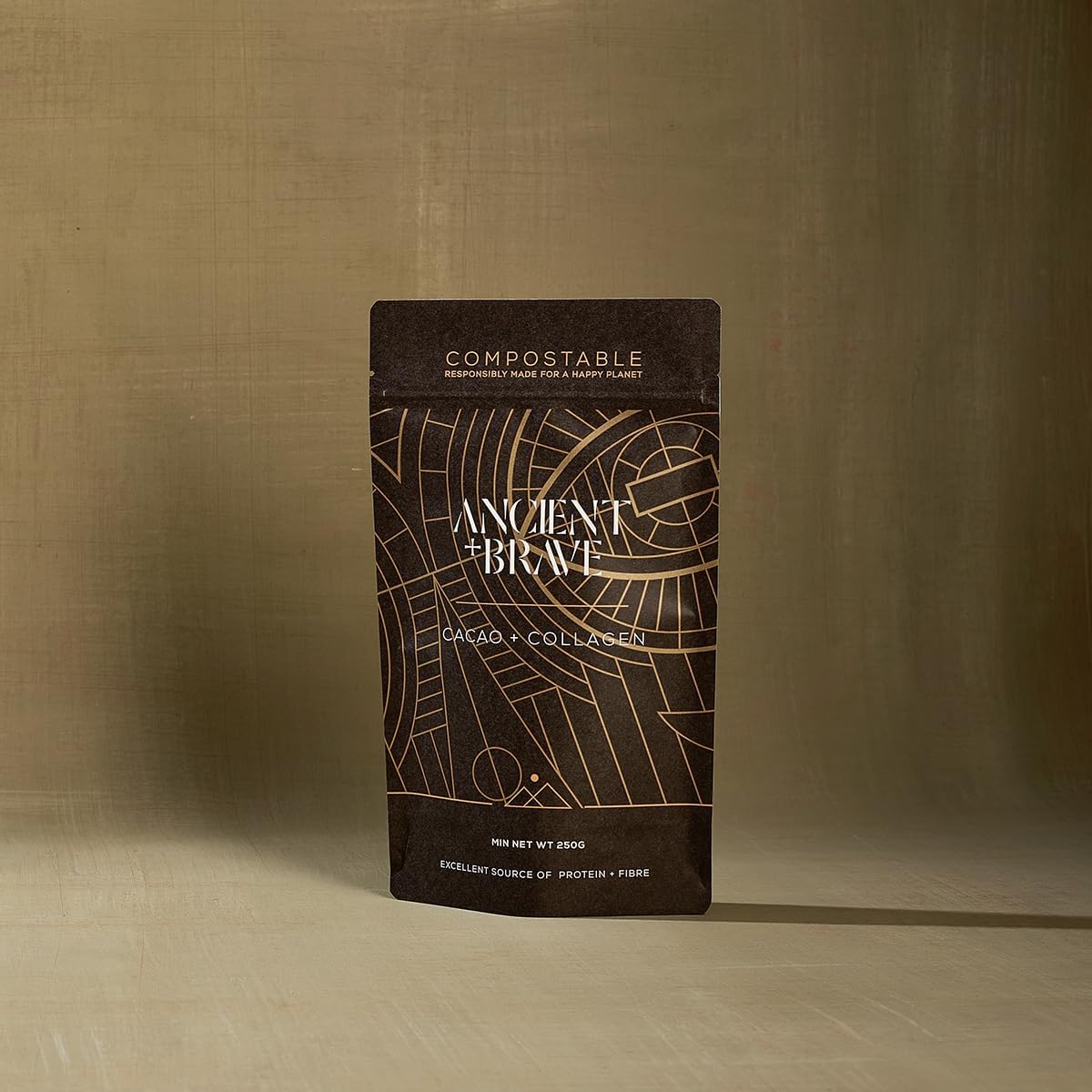 Ancient + Brave - Cacao + Collagen Powder 250g - Peruvian Raw Cacao Hot Chocolate with Grass Ancient + BraveBuy Supplements Australia