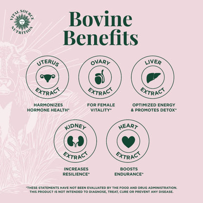 Vital Source Nutrition - BiFi Capsules - Premium Primal Organ Blend - Supports Hormone Health, Energy, Stamina & Clarity - Daily Vitality - Ancestral Supplements for Women - No Artificial Ingredients Vital Source NutritionBuy Supplements Australia