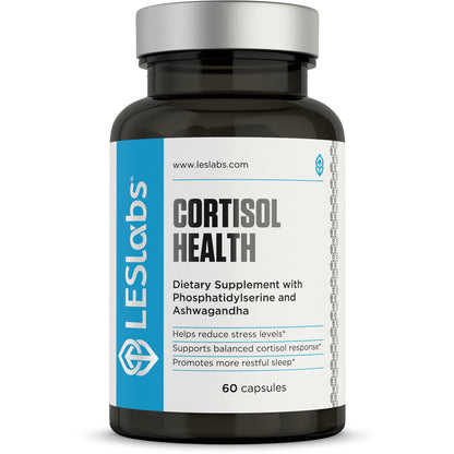 LES Labs Cortisol Health – Stress Relief, Balanced Cortisol Response, Relaxation & Deep Sleep – Phosphatidylserine, Magnesium, Magnolia Bark, Rhodiola Rosea & Ashwagandha – Non-GMO – 60 Capsules LES LabsBuy Supplements Australia