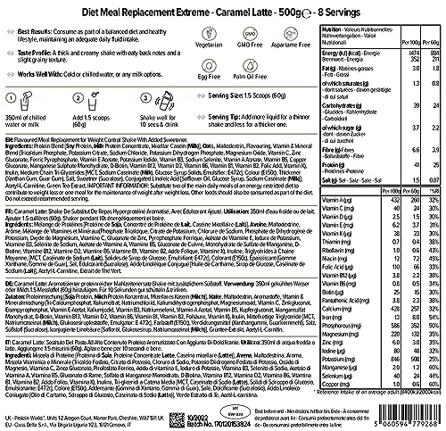 Protein Works - Diet Meal Replacement Extreme Shake, 200 Calorie Meal, High Protein Meal Protein WorksBuy Supplements Australia