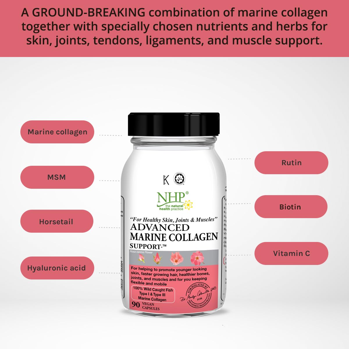 Advanced Marine Collagen Support, specifically Designed to Support Skin NHP The Natural Health PracticeBuy Supplements Australia