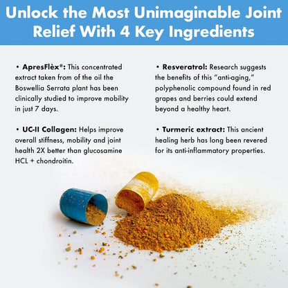 Advanced Joint Support Dietary Supplement with Turmeric, UC•II Collagen, Resveratrol My StoreBuy Supplements Australia