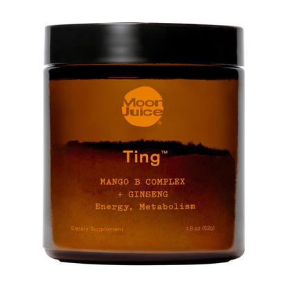 Moon Juice Ting - Vitamin B Complex Powder Supplement - Methylated B12, Folate, Ginseng, L-Glutamine & B Vitamins, Caffeine Free Energy & Digestion Support, Sugar Free, Mango, 1.8 oz, 25 Servings Moon JuiceBuy Supplements Australia