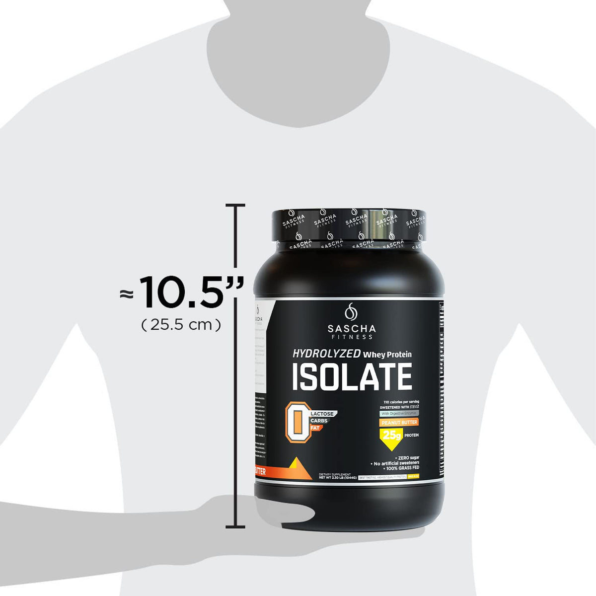 SASCHA FITNESS Hydrolyzed Whey Protein Isolate,100% Grass-Fed ,2.3 Pounds SASCHA FITNESSBuy Supplements Australia