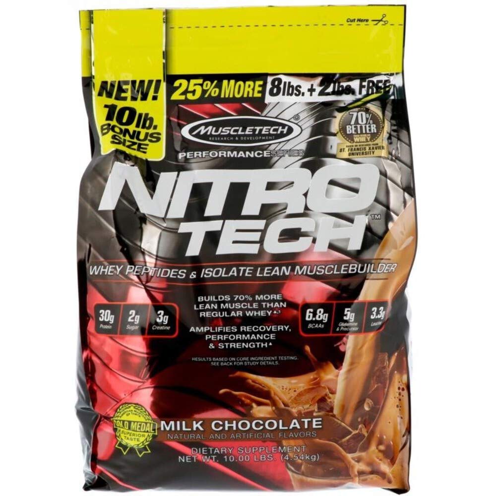 MuscleTech Nitro-Tech Whey Protein Powder Isolate & Peptides | Protein MuscleTechBuy Supplements Australia