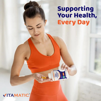 Vitamatic NAD Nicotinamide Riboside Supplement 1300mg 60 Ct - Support Healthy Aging, Cellular Energy Production, Made with Riboside, Quercetin, Resveratrol, Green Tea, & Acai Powder VitamaticBuy Supplements Australia