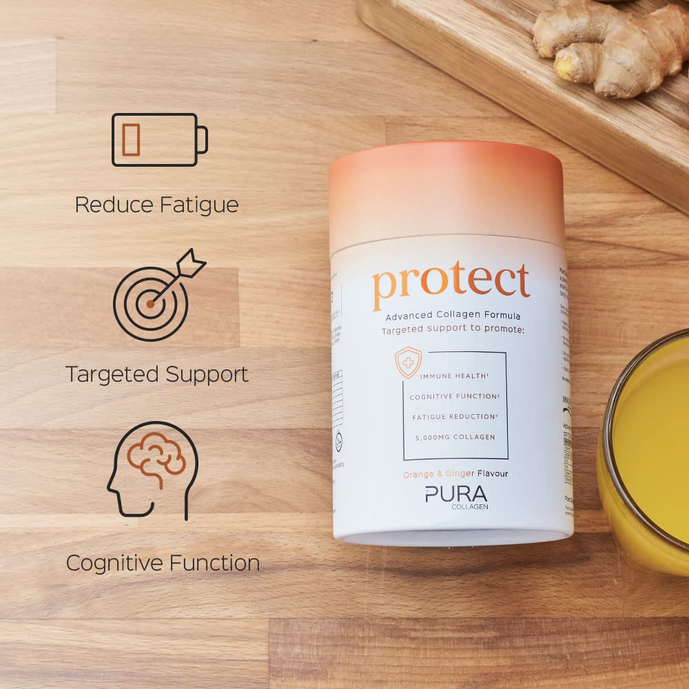 Pura Collagen Powdered Supplement (Protect) 5,000mg Bioactive Collagen Peptides® Pura CollagenBuy Supplements Australia