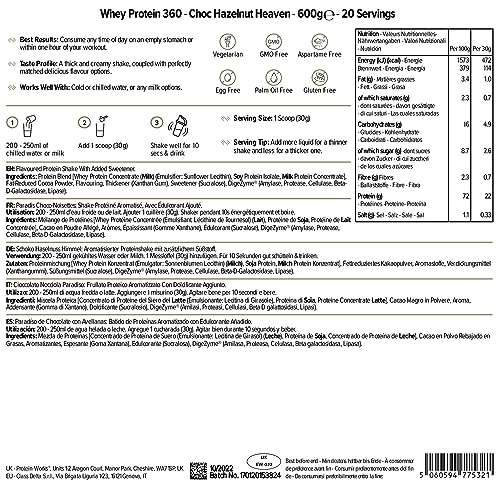 Protein Works - Whey Protein 360 | Premium Whey Shake | Whey Protein Powder Blend Protein WorksBuy Supplements Australia