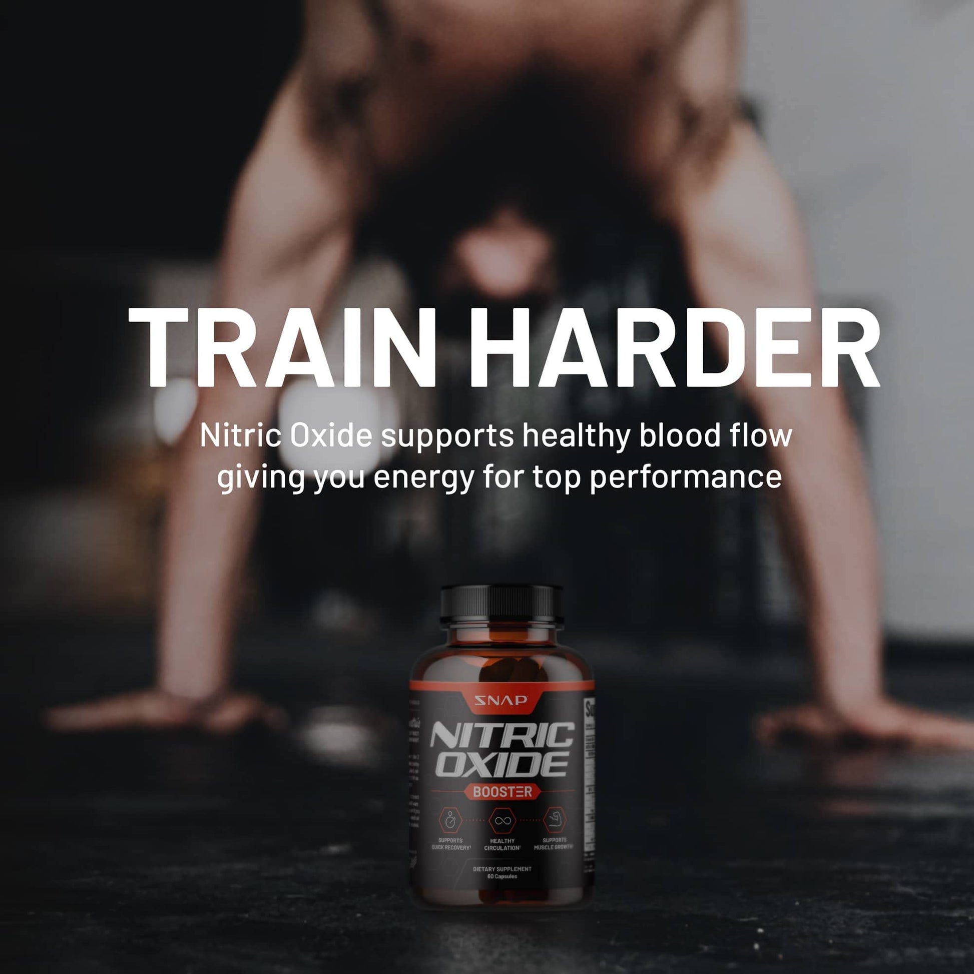 Snap Supplements Nitric Oxide Booster, Nitric Oxide Supplement for Blood Circulation Snap SupplementsBuy Supplements Australia