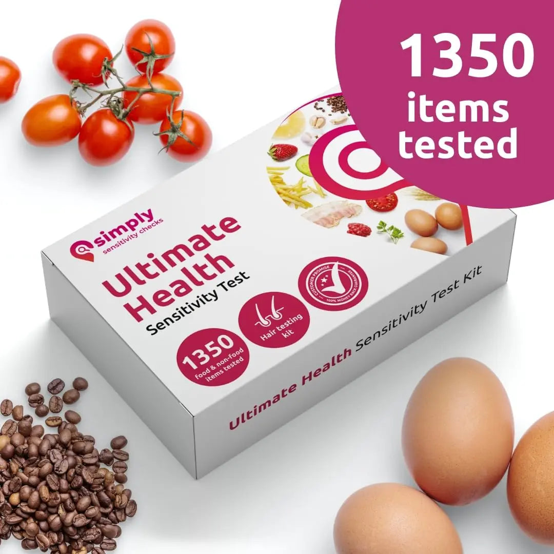 Simply Sensitivity Checks 1350+ Items Food Sensitivity Test Kit for Adults – Foods & Non-Foods, Including Lactose, Gluten, Vitamins, Minerals, Gut Health & More – at-Home Food Intolerance Test Kit Simply Sensitivity ChecksBuy Supplements Australia