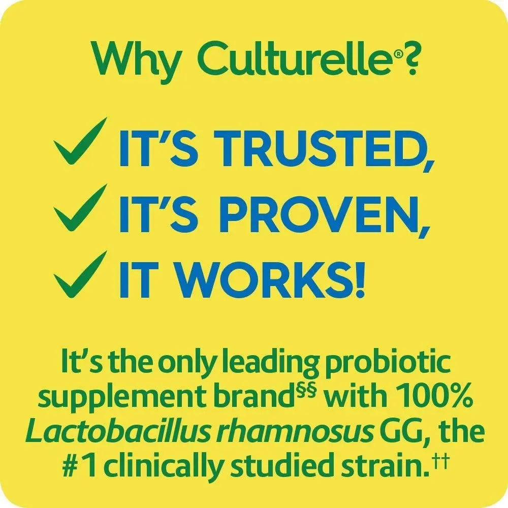 Culturelle Health & Wellness Daily Probiotic for Women & Men - 30 Count - 15 Billion CFUs & A Proven-Effective Probiotic Strain Support your Immune System- Gluten Free, Soy Free, Non-GMO Culturelle buy supplements Au