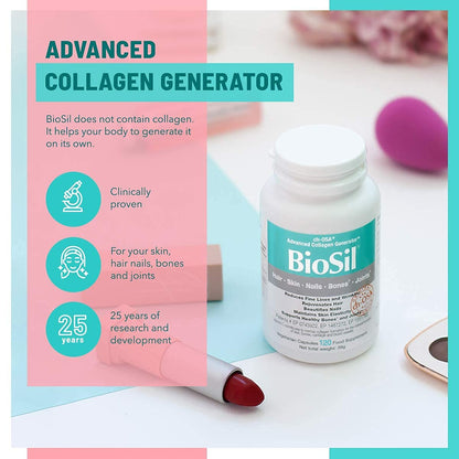 Collagen Supplements for Women & Men [120 ct.] - Advanced Collagen Complex to Stimulate Collagen, Keratin & Elastin Production BioSilBuy Supplements Australia