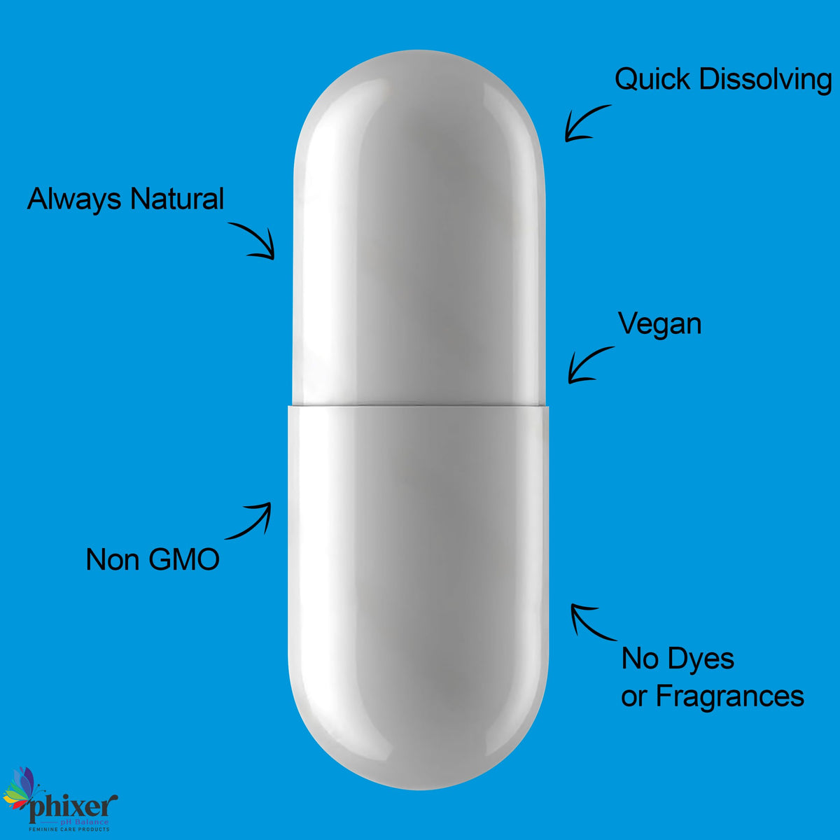 Phixer pH Balance - Vaginal Boric Acid Suppositories for Women - 20 Suppositories 600MG Each for Chronic Yeast Infections and Vaginal Odor - Vaginal Use Only - Made in USA Phixer pH BalanceBuy Supplements Australia