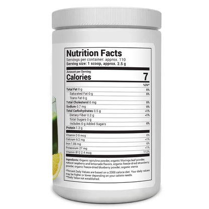 Dr. Berg's (Veggie Solution) Organic Super Greens Powder w/Spirulina - Raw Green Dr. Berg NutritionalsBuy Supplements Australia