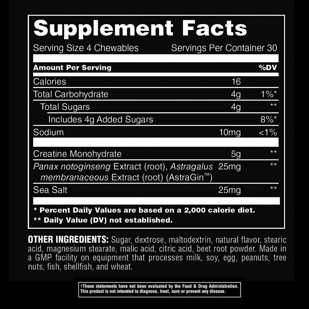 Animal Creatine Chews Tablets - Enhanced Creatine Monohydrate with AstraGin AnimalBuy Supplements Australia