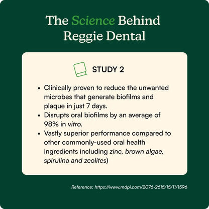Reggie Dental Powder for Dogs | Reduce Bad Breath in 7 Days, Plaque & Tartar Control | Natural Dog Dental Supplement | Postbiotic Formula with Organic Kelp | Vet-Approved & Made in USA | 60 Servings ReggieBuy Supplements Australia