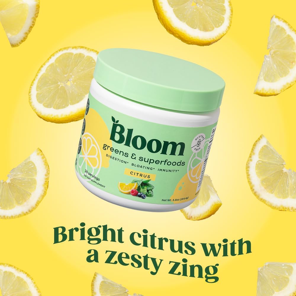Bloom Nutrition Greens and Superfoods Powder for Digestive Health, Greens Powder Bloom NutritionBuy Supplements Australia