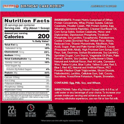 BSN Syntha-6 Whey Protein Powder, Cold Stone Creamery- Birthday Cake Remix Flavor BSNBuy Supplements Australia