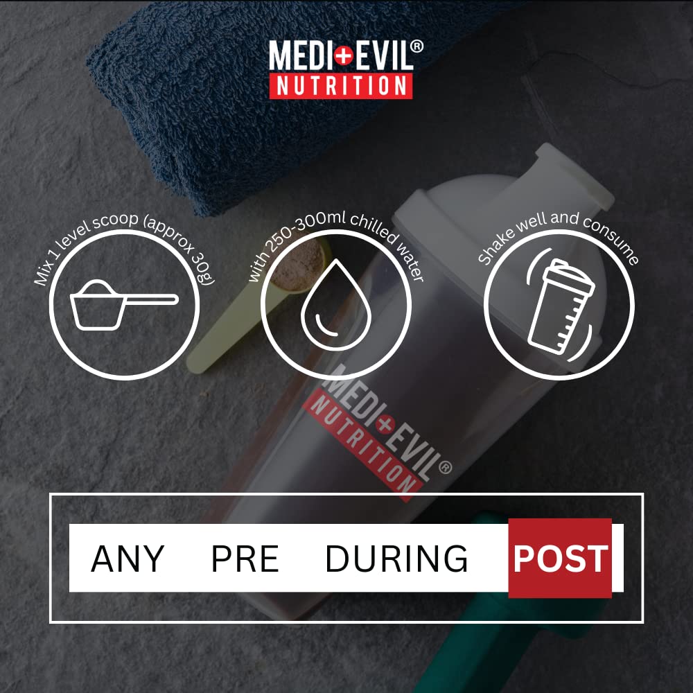Medi-Evil Nutrition Whey Dynamic Protein, White Chocolate Flavour, 600g, 20 Servings Medi-EvilBuy Supplements Australia
