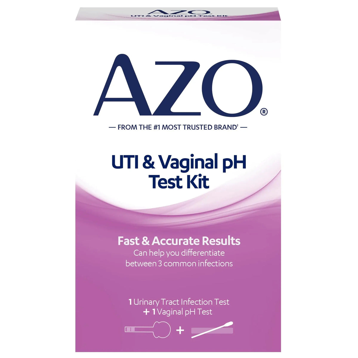 AZO Dual Protection Urinary & Vaginal Probiotic + UTI & Vaginal pH Test Kit (30 Count) AZOBuy Supplements Australia