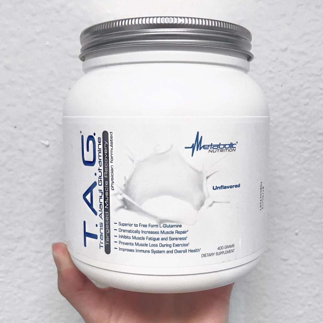 Metabolic Nutrition, TAG, Trans Alanyl Glutamine, 100% L-Glutamine Peptide Powder Metabolic NutritionBuy Supplements Australia