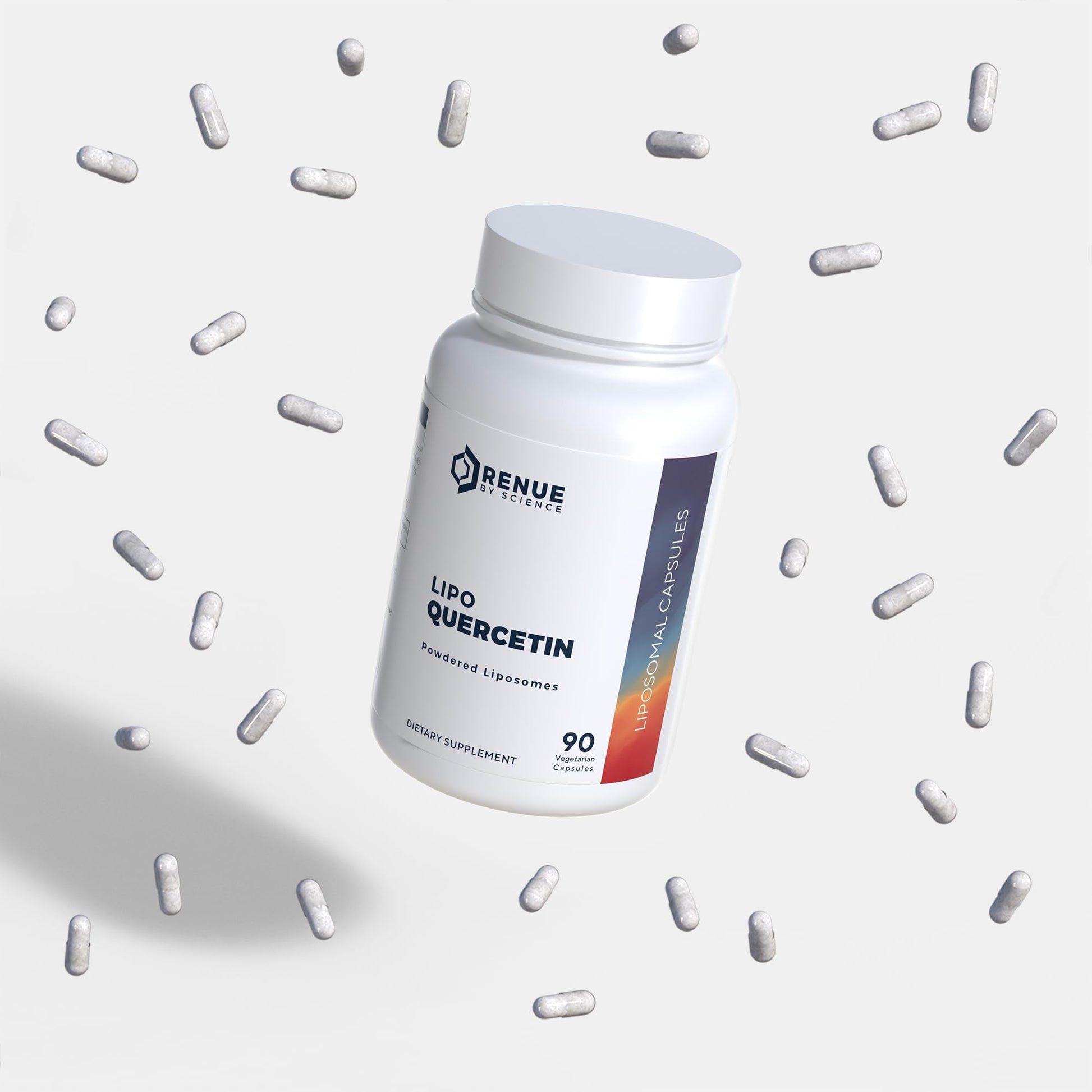 Renue By Science Quercetin | High Strength Liposomal Quercetin Supplements | 90 Quercitin Capsules - 150mg Quercetin per Serving | Non-GMO | Made in The USA & Third-Party Tested Renue By ScienceBuy Supplements Australia