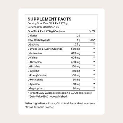 THORNE - Amino Complex - Clinically-Validated EAA and BCAA Powder for Pre or Post-Workout - Promotes Lean Muscle Mass & Exercise Recovery* - NSF Certified for Sport - 30 Servings - 8.25 Oz - Lemon THORNEBuy Supplements Australia