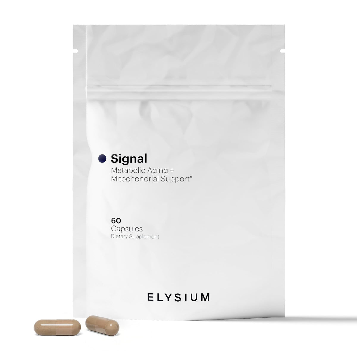 ELYSIUM Signal NMN Supplement - Clinically Proven to Support NAD+ Production, Mitochondrial Function & Metabolic Health - Nicotinamide Mononucleotide and SIRT3 Activation Complex- 30 Day Supply ELYSIUMBuy Supplements Australia