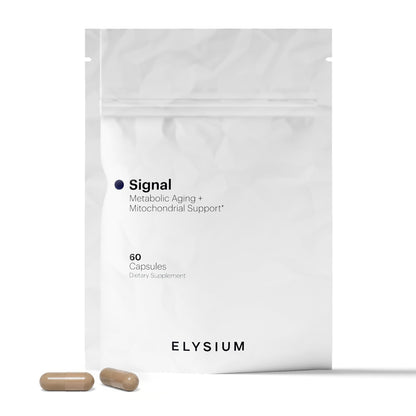 ELYSIUM Signal NMN Supplement - Clinically Proven to Support NAD+ Production, Mitochondrial Function & Metabolic Health - Nicotinamide Mononucleotide and SIRT3 Activation Complex- 30 Day Supply ELYSIUMBuy Supplements Australia