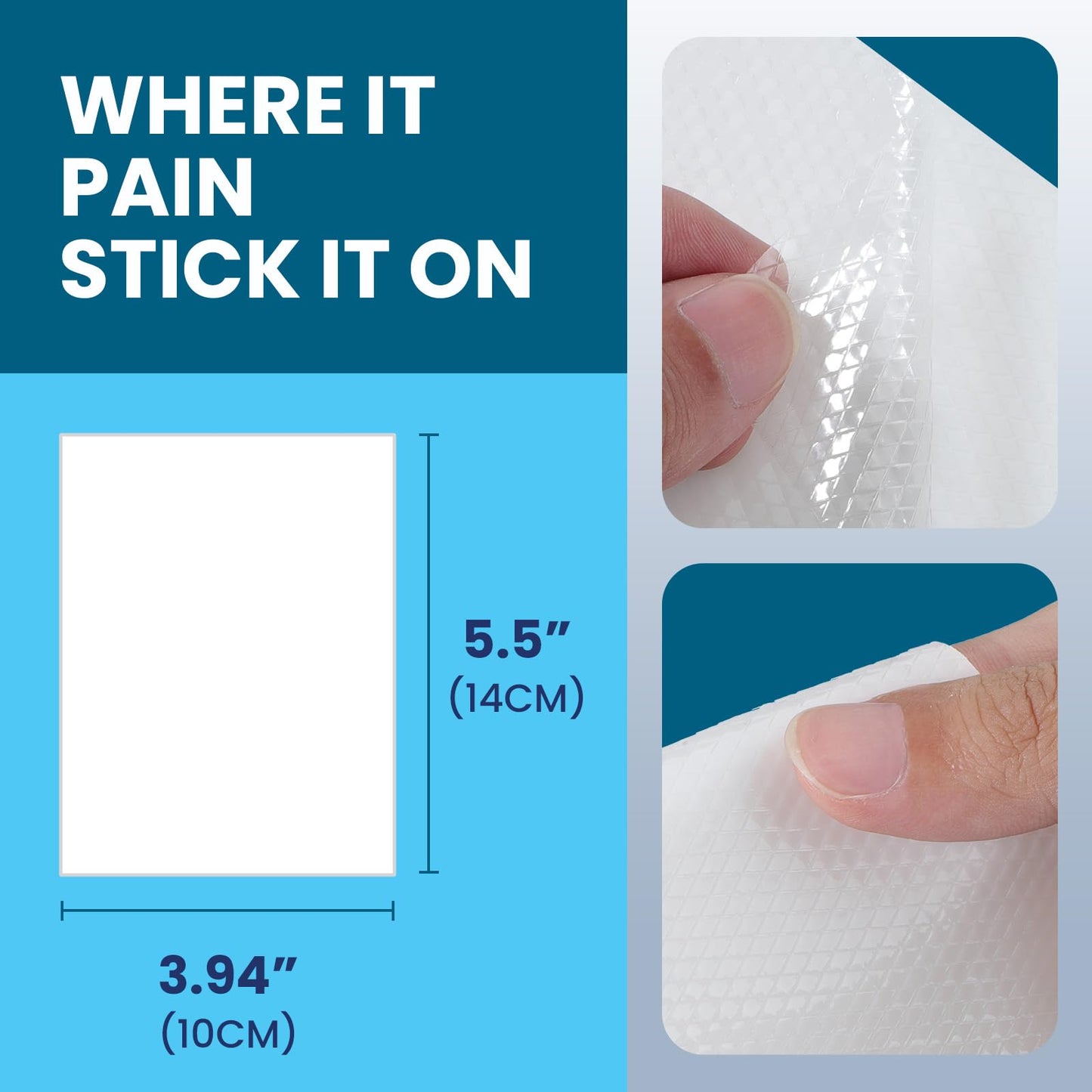 Sumifun 4% Lidocaine Patches, Long Lasting Plaster Patch for Knee, Shoulder, Muscle, Joints with Natural Ingredients, Extended Patch with Lidocaine (Large, Count, 18) SumifunBuy Supplements Australia
