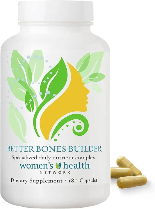 Better Bones Builder - 32-in-1 Calcium Supplements for Women, 300mg Calcium with Vitamin A, C, D3, K, and 300mg Magnesium, Zinc Selenium Women's Health NetworkBuy Supplements Australia
