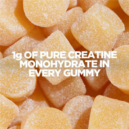 Myprotein Creatine Gummies, 5g Creatine Monohydrate per Serving, Peach, 90 Count, 18 Servings, Chewable Post/Pre Workout Strength & Recovery Sports Nutrition Supplement, Vegan, Non-GMO MyproteinBuy Supplements Australia