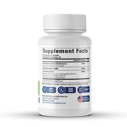 Vitex + DIM + Shatavari Hormone Balance Supplement – PMS, Menopause & Cycle Support for Women – Adaptogenic Complex with Maca, Ashwagandha, Dandelion – Vegan – 60 Capsules Scientific Health SolutionsBuy Supplements Australia