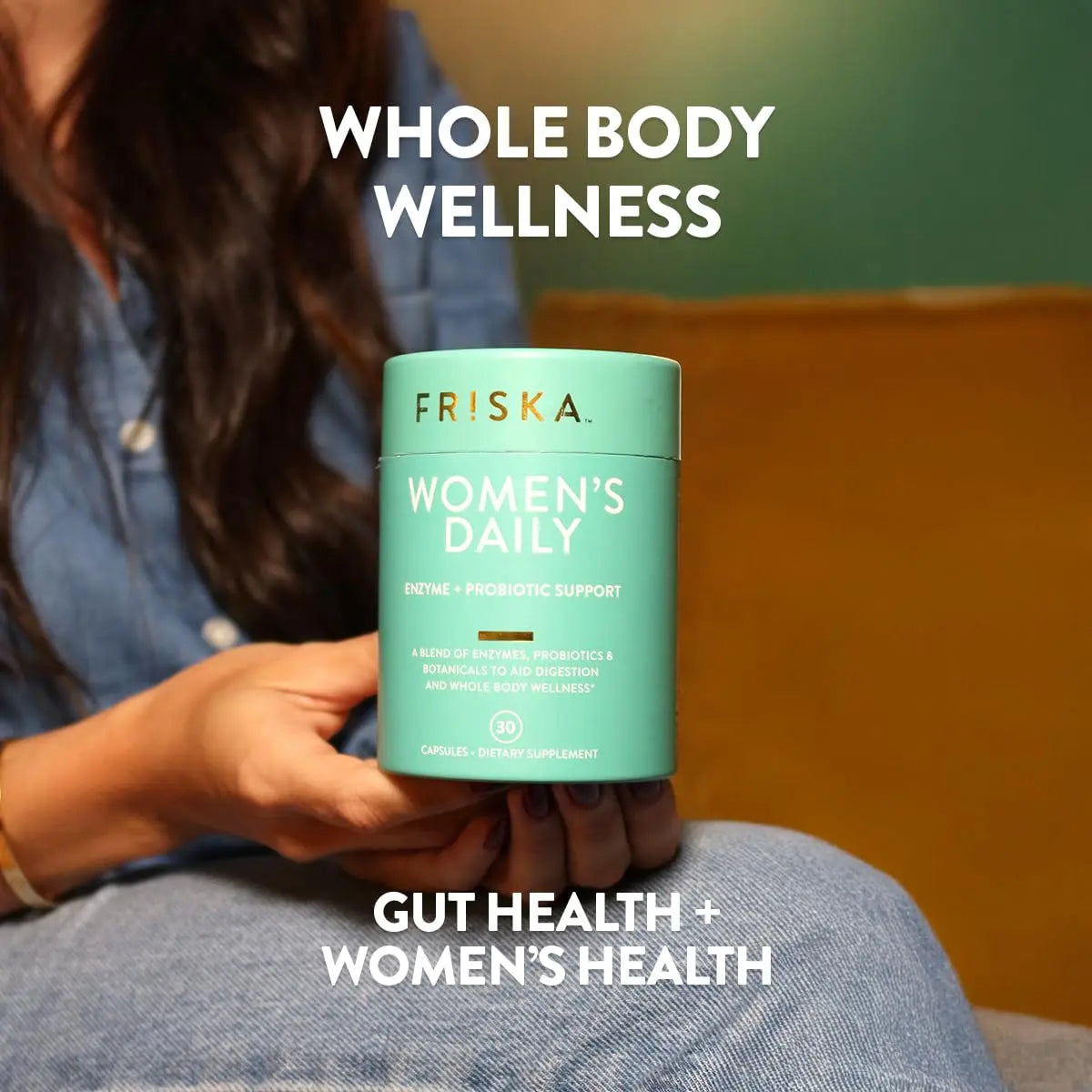 FRISKA Women’s Daily Digestive Enzyme and Probiotics Supplement, Advanced Natural Support for Female Digestive Health, Fights Bloating, Eases Digestion, Supports Nutrient Absorption, 30 Capsules FR!SKABuy Supplements Australia