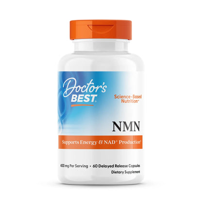 Doctor's Best NMN Supplement for Women & Men - Supports NAD+ Production & Cellular Energy, Beta Nicotinamide Mononucleotide, 200 mg per Capsule, Vegan, Non GMO - 60 Veg Caps Doctor's BESTBuy Supplements Australia