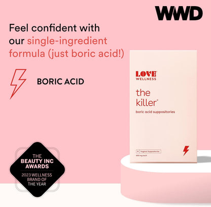 Love Wellness Good Girl Probiotics & The Killer | Vaginal pH Balance Supplement & Boric Acid Suppositories Love WellnessBuy Supplements Australia