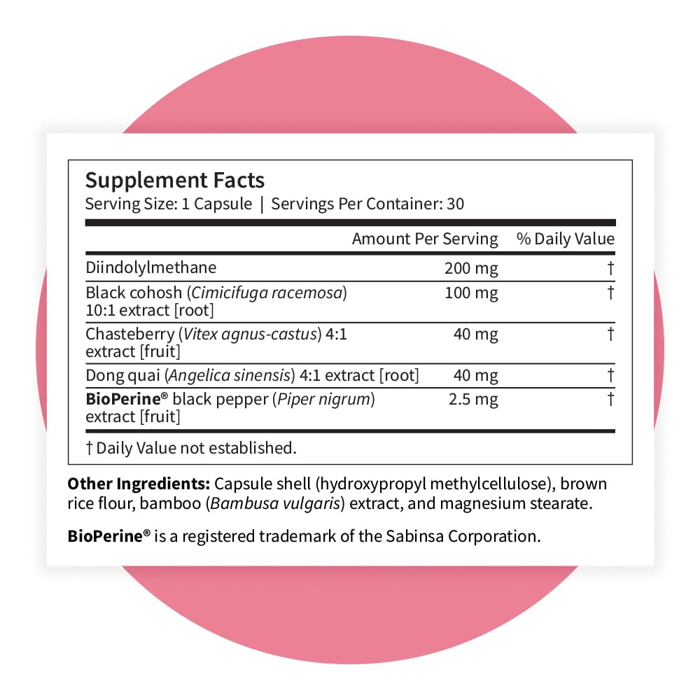Pattern Wellness Menopause Complex – Herbal Supplement for Women’s Wellness & Hormone Health Support – with Black Cohosh, DIM & Bioperine® – 30 Vegan Capsules, 3rd Party Tested Pattern WellnessBuy Supplements Australia