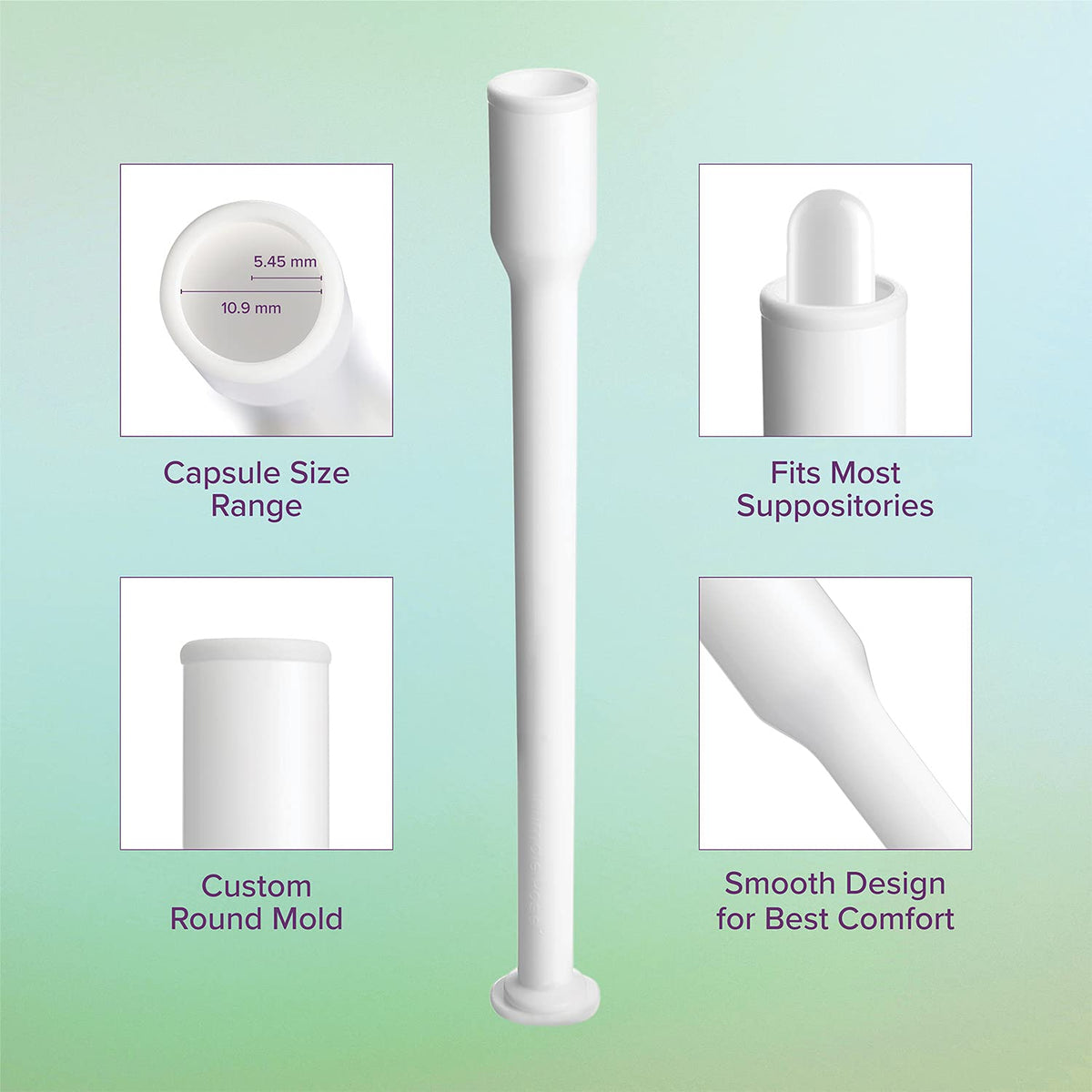 Intimate Rose 15 Count Vaginal Suppository Applicator - Fits Most Boric Acid Suppositories & Vaginal Suppository - Individually Wrapped Suppository Applicators from Intimate RoseBuy Supplements Australia