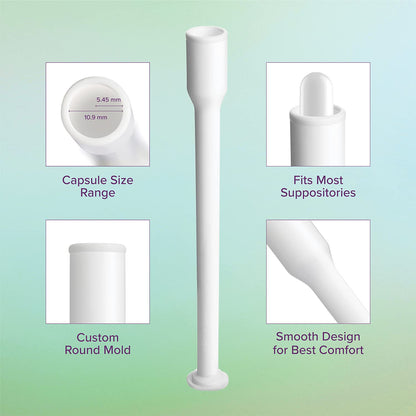 Intimate Rose 15 Count Vaginal Suppository Applicator - Fits Most Boric Acid Suppositories & Vaginal Intimate RoseBuy Supplements Australia