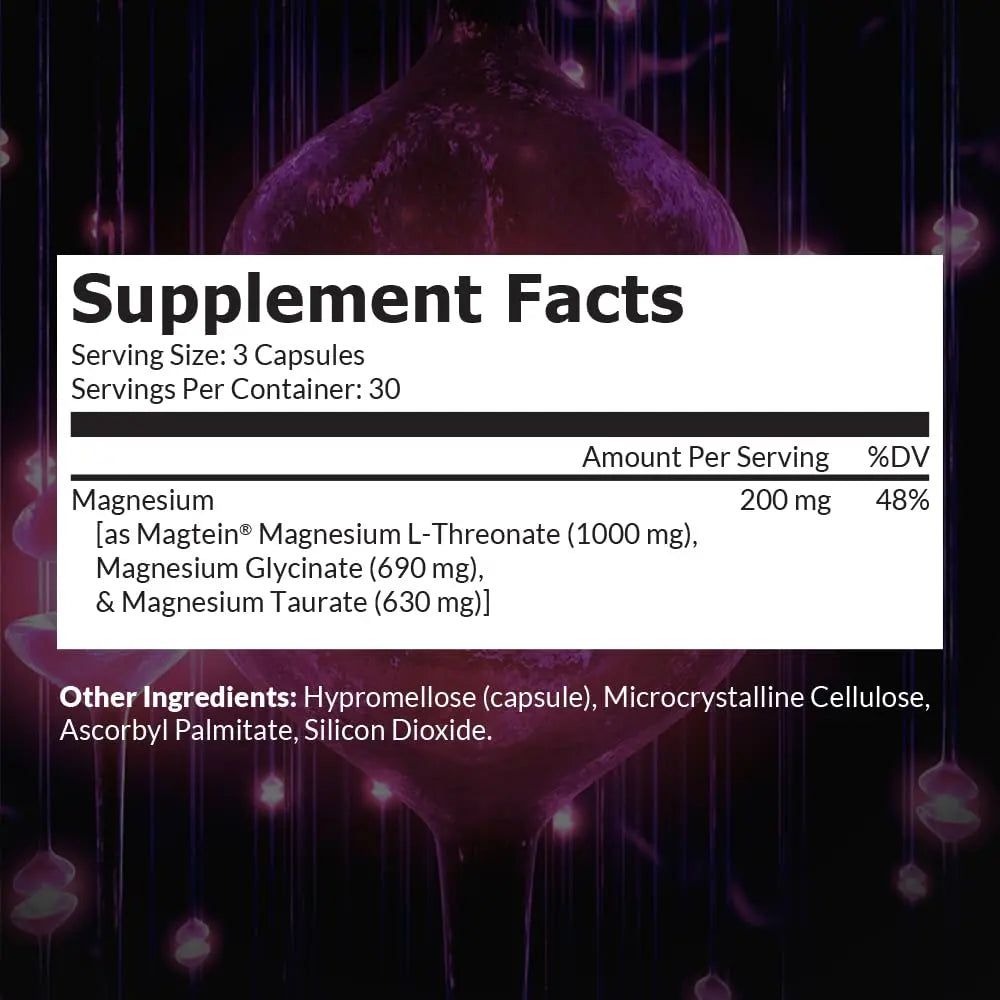 Intelligent Labs MagEnhance Magtein Magnesium Complex Supplement L-Threonate with Magnesium Glycinate and Taurate, 90 Capsules Intelligent Labs canada supplements