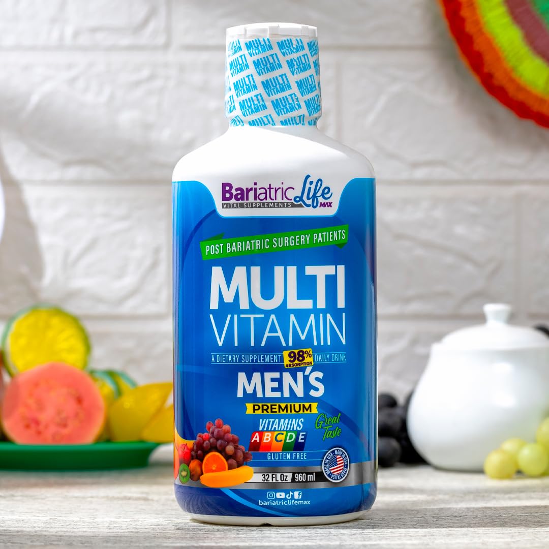 Bariatric Multivitamin Design for Post Bariatric Surgery Mens Patients, Sugar Free, 100+ Vitamins, Minerals & Amino Acids, Supports Muscle, Heart Bariatric Life MaxBuy Supplements Australia