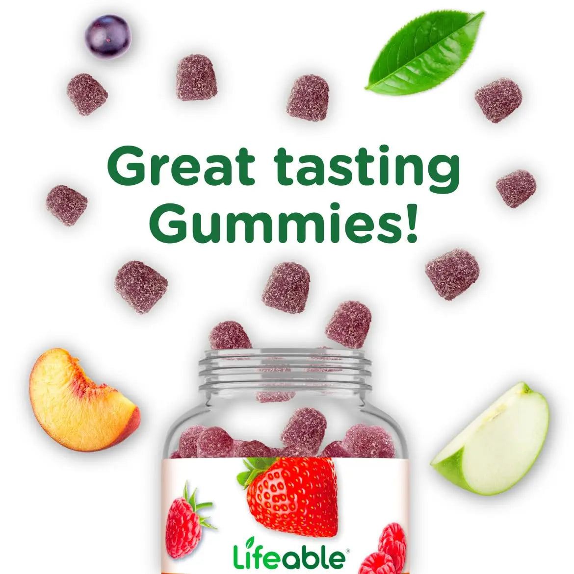 Lifeable Sugar Free Multivitamin for Men Gummies | with Iron and 18 Essential Vitamins and Minerals | Sugar Free Vitamins | 90 Gummies Lifeable