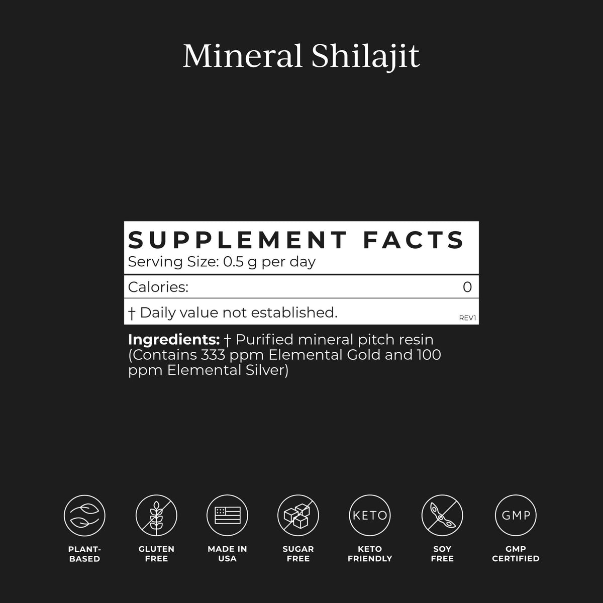 CYMBIOTIKA Pure Himalayan Shilajit Resin 500mg - 84+ Trace Minerals, High Potency with Elemental Gold & Fulvic Acid - for Energy, Focus, Immune & Digestive Support - Authentic Shilajit Resin CYMBIOTIKABuy Supplements Australia
