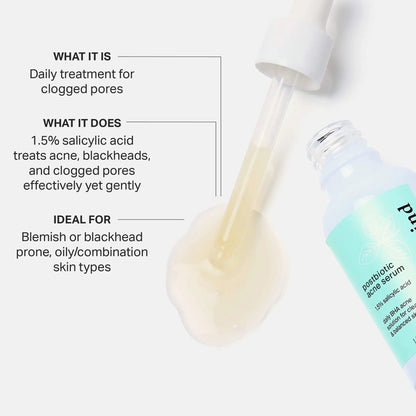 Cocokind Postbiotic Acne Serum, Salicylic Acid Serum and BHA Liquid Exfoliant - Exfoliating, Brightening and Hydrating Serum CocokindBuy Supplements Australia