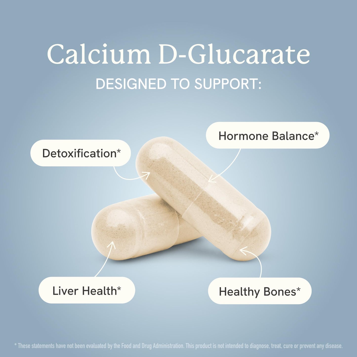 Calcium D-Glucarate | 500MG | CDG for Liver Detox and Cleanse, Hormone Balance, and Menopause Support | Calcium Supplement | Vegan, Non-GMO, Third-Party Tested | 90 Capsules (3-Month Supply) SMNutritionBuy Supplements Australia