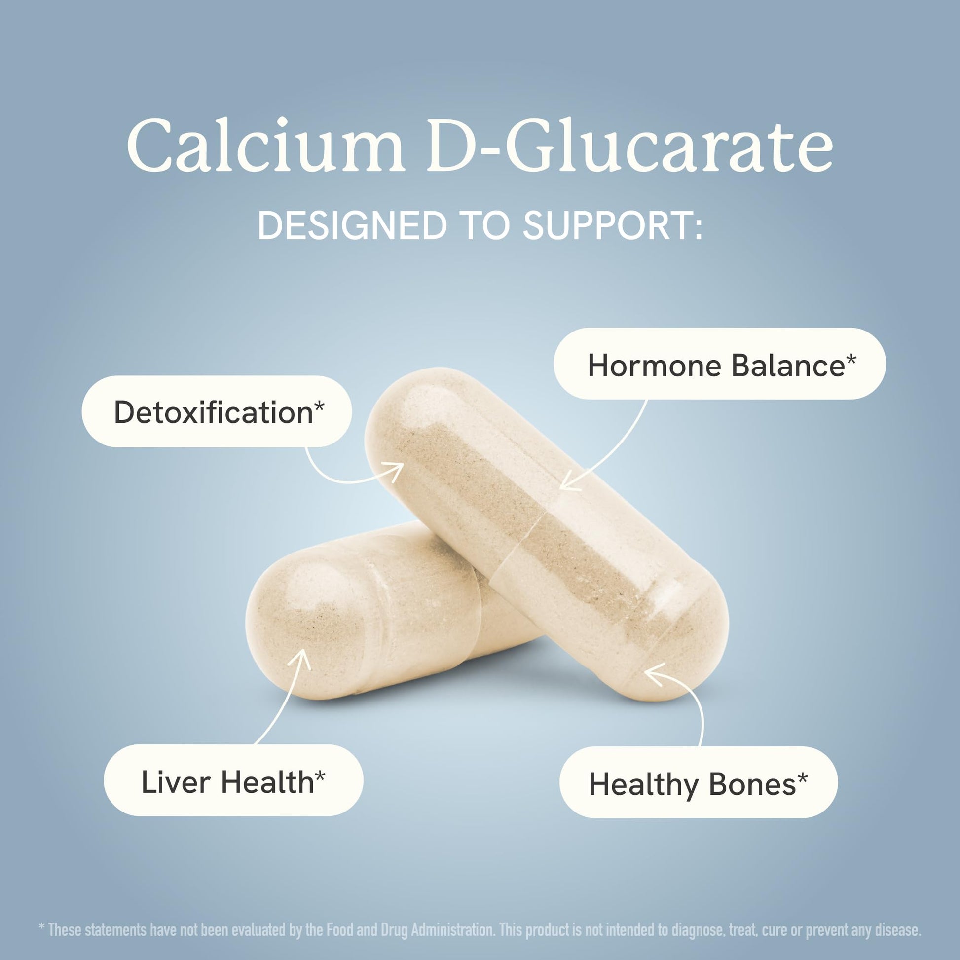 Calcium D-Glucarate | 500MG | CDG for Liver Detox and Cleanse, Hormone Balance, and Menopause Support | Calcium Supplement | Vegan, Non-GMO, Third-Party Tested | 90 Capsules (3-Month Supply) SMNutritionBuy Supplements Australia