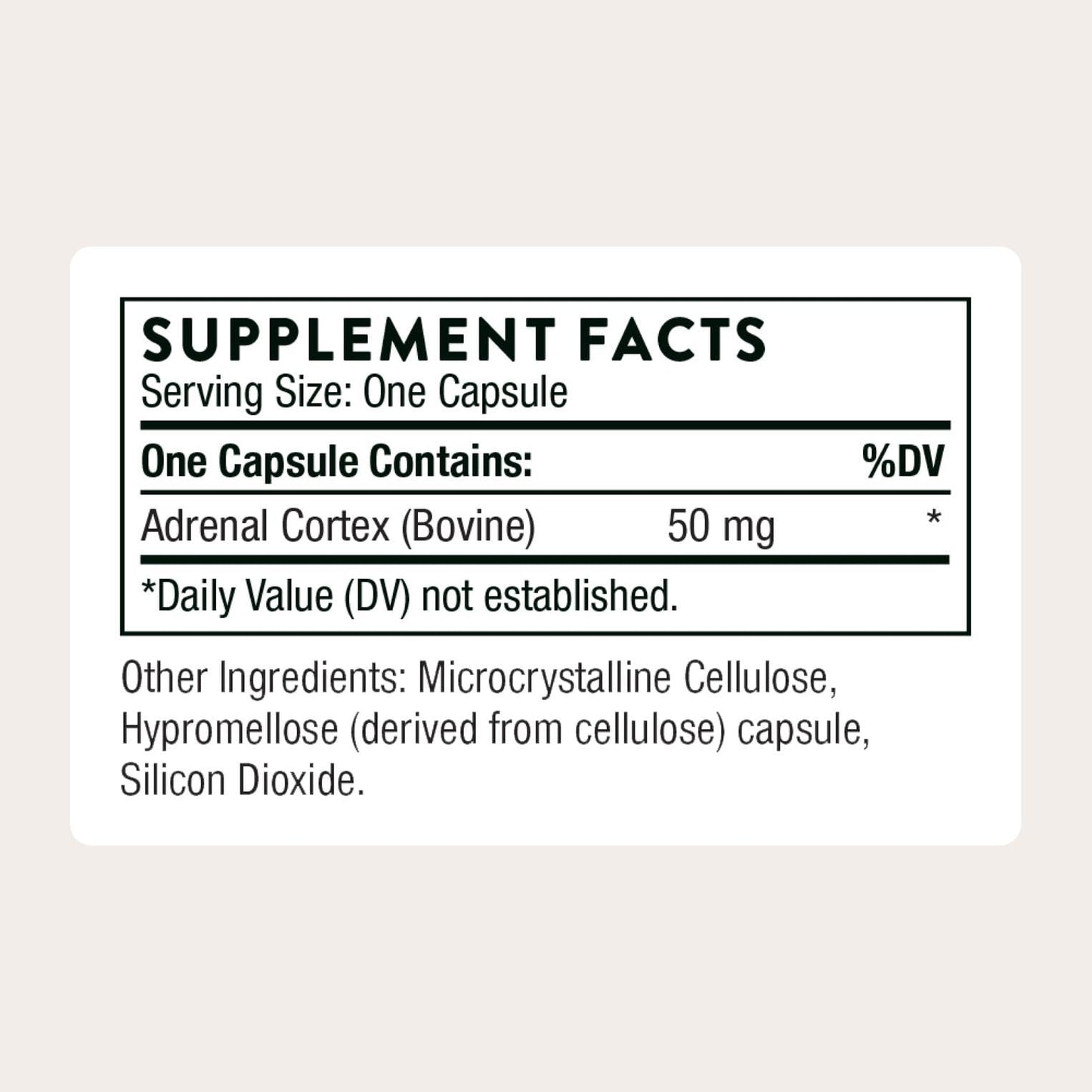 THORNE - Adrenal Cortex - Supplement for Cortisol Management - Support Healthy Adrenal Gland Function, Immune System, Stress Management, Fatigue & Metabolism* - 60 Capsules THORNEBuy Supplements Australia