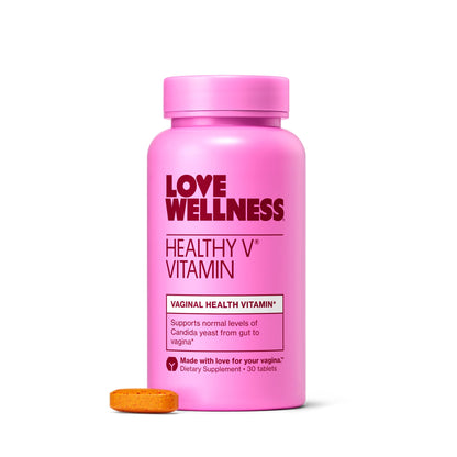 Love Wellness Healthy V Vitamin | Women's Vaginal Health Supplement | pH Balance, Gut Health & Immune Support Supplement | Balance of Candida Yeast with Turmeric, Garlic & Coconut Oil | 30 Count Love WellnessBuy Supplements Australia